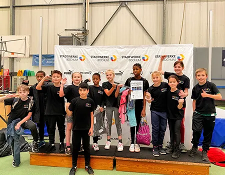 Mannschaftsfoto der SprintCup-SchülerInnengruppe