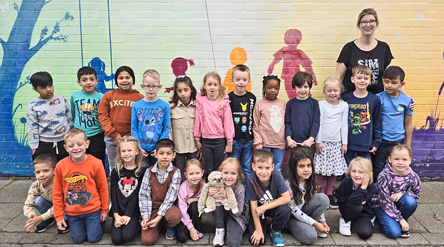 Die Klasse 1b im Schuljahr 2024/25