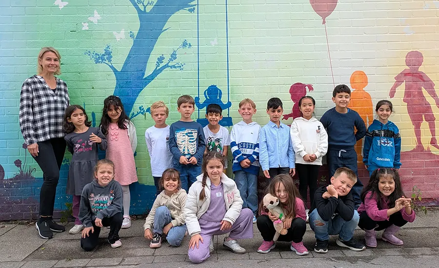 Die Klasse 1b im Schuljahr 2025/26