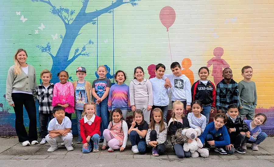 Die Klasse 1d im Schuljahr 2025/26