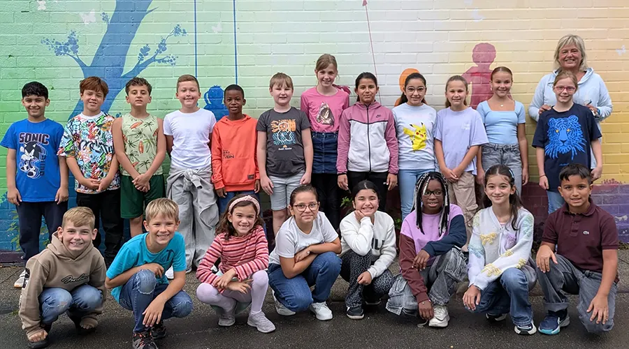 Die Klasse 4b im Schuljahr 2025/26